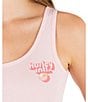 Hurley Groovy Cropped Ribbed Knit Tank Top - Image 4