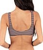Hurley Katazome Reversible Print Scoop Neck Bralette Swim Top - Image 2