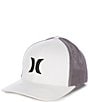 Hurley Laguna Icon Trucker Hat, Color:White - Image 1
