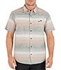 Hurley Lido Horizontal Stripe Short Sleeve Woven Shirt - Image 1