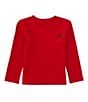 Hurley Little Boys 2T-7 Long Sleeve Thermal Crew T-Shirt, Color:Gym Red - Image 1