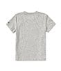 Color:Grey - Image 2 - Little Boys 2T-4T Short Sleeve Americana Circle Graphic T-Shirt