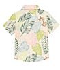 Color:Pale Ivory - Image 2 - Little Boys 4-7 Short Sleeve Swami Stretch Woven Shirt