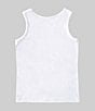 Color:White - Image 2 - Little Boys 4-7 Sleeveless Ripped Up Graphic Tank Top