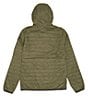 Color:Cargo Khaki - Image 2 - Long Sleeve Balsam Quilted Packable Hooded Puffer Jacket