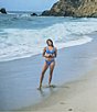 Hurley Macrame Underbust Trim Tie Back Bralette Swim Top - Image 5