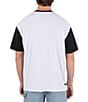 Hurley Merchant Short-Sleeve Color Block Slub Jersey T-Shirt, Color:White - Image 2