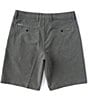 Color:Black Heather - Image 2 - Mid-Rise Phantom 20#double; Outseam Hybrid Shorts
