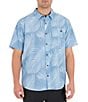 Hurley Newport Printed Short Sleeve Slub Shirt - Image 1