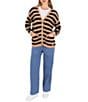 Hurley No Barriers Long Sleeve Striped Cardigan - Image 4