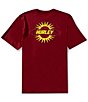 Hurley Outback Short Sleeve T-Shirt, Color:True Red - Image 1