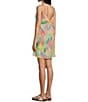 Color:Multi - Image 4 - Paradise Printed Lace-Up Side Mini Dress