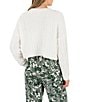 Hurley Park City Long Sleeve Textured Basketweave Sweater - Image 2