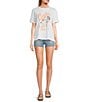 Color:White - Image 3 - Perma Vacay Girlfriend Graphic T-Shirt