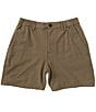 Color:Olive - Image 1 - Phantom Slub 18#double; Outseam Shorts