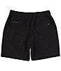 Color:Black - Image 2 - Phantom Slub 18#double; Outseam Shorts