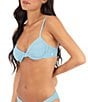 Hurley Pool Days Solid Wide Rib Underwire Bra Swim Top & Solid Wide Rib Moderate Coverage Hipster Swim Bottom - Image 6