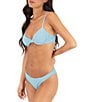Hurley Pool Days Solid Wide Rib Underwire Bra Swim Top - Image 4
