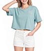 Hurley Quadrant Short Sleeve Boxy T-Shirt - Image 1
