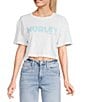 Hurley Rollers Short Sleeve Boxy Cropped T-Shirt - Image 1