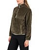 Hurley Scout Polar Fleece Long Sleeve Quarter-Zip Pullover, Color:Vintage Olive - Image 3