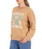 Hurley Segment Long Sleeve Oversized Fleece Sweatshirt - Image 3