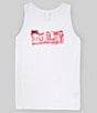 Color:White - Image 1 - Short Sleeve 25th S2 Tank Top
