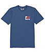 Color:Submarine - Image 2 - Short Sleeve Ameribarrel Graphic T-Shirt