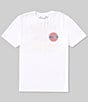 Color:White - Image 2 - Short Sleeve Box Check T-Shirt