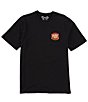 Color:Black - Image 2 - Short Sleeve Everyday Bowls Graphic T-Shirt