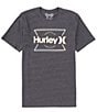 Color:Black Heather - Image 1 - Short Sleeve Everyday Folded Up T-Shirt