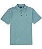 Color:Artillery - Image 1 - Short Sleeve H2O-Dri Ace Slub Polo Shirt