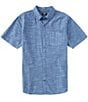 Color:Obsidian - Image 1 - Short Sleeve One & Only Stretch Classic Fit Woven Shirt
