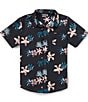 Hurley Short Sleeve Printed Button Down Shirt - Image 1