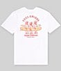 Color:White - Image 1 - Short Sleeve Surfesa Team Graphic T-Shirt