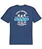 Color:Submarine - Image 1 - Short Sleeve Surfesa Team Graphic T-Shirt