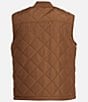 Hurley Sleeveless Malone Quilted Vest, Color:Bronze - Image 2