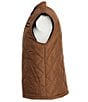Hurley Sleeveless Malone Quilted Vest, Color:Bronze - Image 3