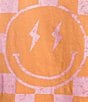 Color:Orange - Image 5 - Smile Classic Graphic T-Shirt
