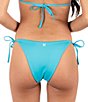 Hurley Solid Reversible Cheeky Coverage Hipster Swim Bottom - Image 3