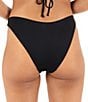 Hurley Solids Adjustable Tie Back Triangle Swim Top & Solid Moderate Bikini Swim Bottom - Image 6