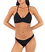 Hurley Solids Adjustable Tie Back Triangle Swim Top - Image 4