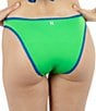 Hurley Summer Block Cheeky Hipster Swim Bottom, Color:Grass Green - Image 2