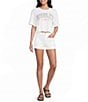 Hurley Surf Hooky Short Sleeve Boxy Cropped T-Shirt - Image 3