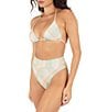 Hurley Vacay Plaid Triangle Swim Top & Cheeky Coverage High Waist Swim Bottom - Image 4