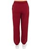 Hurley Varsity Fleece Jogger Pants, Color:Sun Dried Tomato - Image 2
