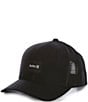 Hurley Warner Trucker Hat, Color:Black/Black - Image 1