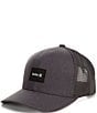 Hurley Warner Trucker Hat, Color:Dark Smoke Grey - Image 1