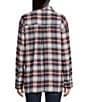 Hurley Wilson Long Sleeve Plaid Brushed Flannel Shirt, Color:Blue - Image 2