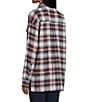 Hurley Wilson Long Sleeve Plaid Brushed Flannel Shirt, Color:Blue - Image 4